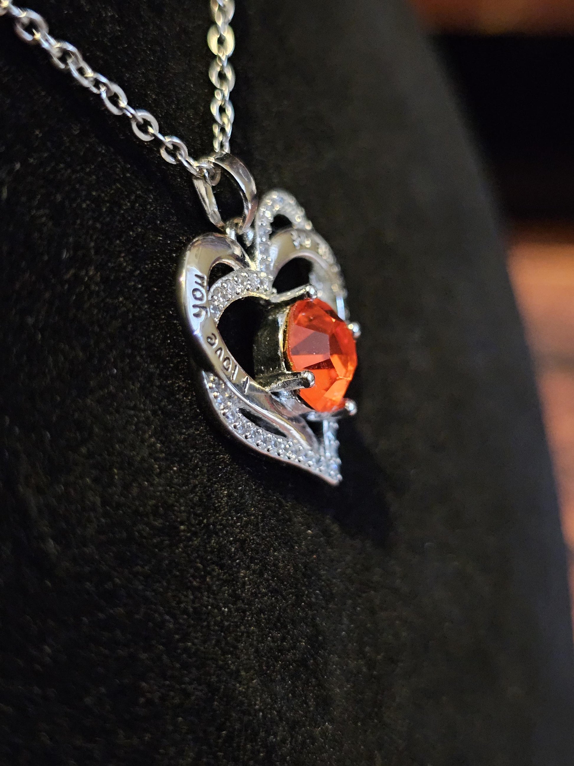 Uranium Glass Pendant w/ Necklace, new Sterling Silver setting with vintage Round cut Cadmium glass stone that glows under black/UV light