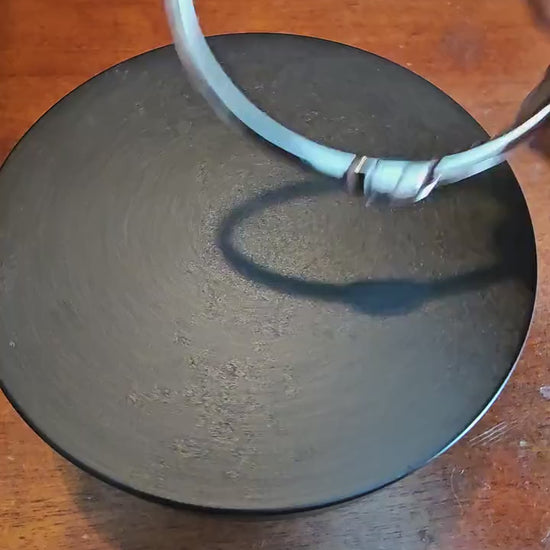 Uranium Glass Bracelet new Sterling Silver with a vintage Uranium glass Princess cut stones that glows under black / UV light