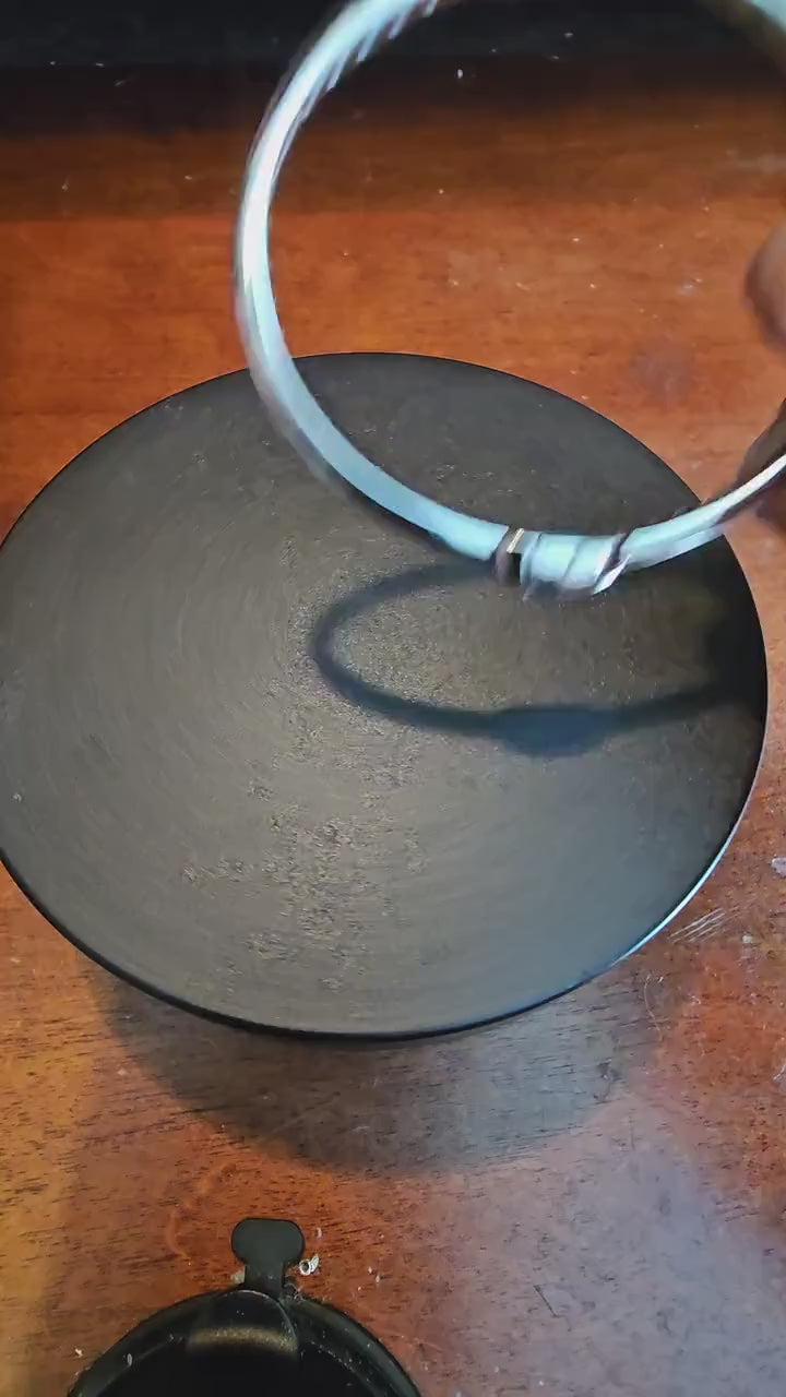 Uranium Glass Bracelet new Sterling Silver with a vintage Uranium glass Princess cut stones that glows under black / UV light